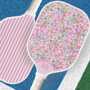 Ravissante raquette de pickleball rouge à motifs f