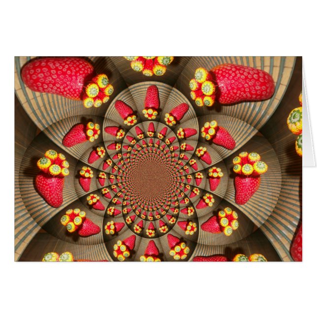 Ravissement rouge coloré : Caléidoscope de fraises (Devant horizontal)