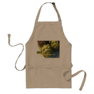 Raw artichokes standard apron