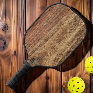 Raw Cedar Wood Pickleball Paddle