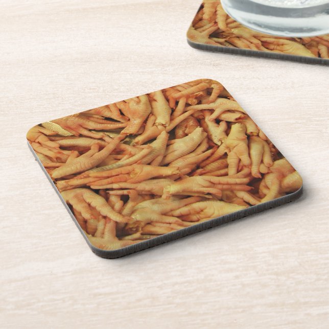 Raw Chicken Feet Coaster (Left Side)