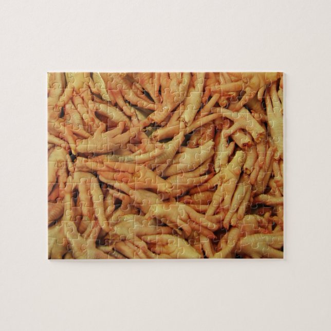 Raw Chicken Feet Jigsaw Puzzle (Horizontal)