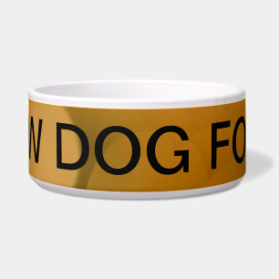 "RAW" Dog Food Bowl – Bold & Natural Design