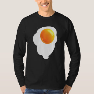 Raw Egg Broken Chicken Egg White Yolk Serum T-Shirt