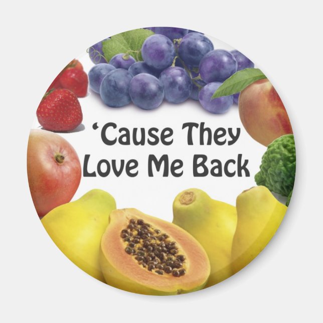 Raw Food Love Magnet (Front)