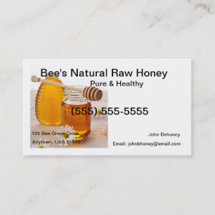 Raw Honey Business Card