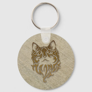raw silk for kitty keychain