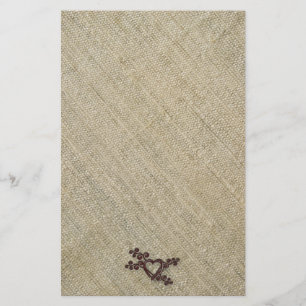 raw silk stationery
