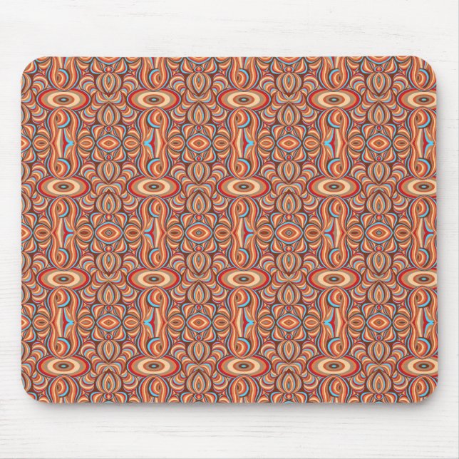 Raw Swirls Mouse Pad (Front)