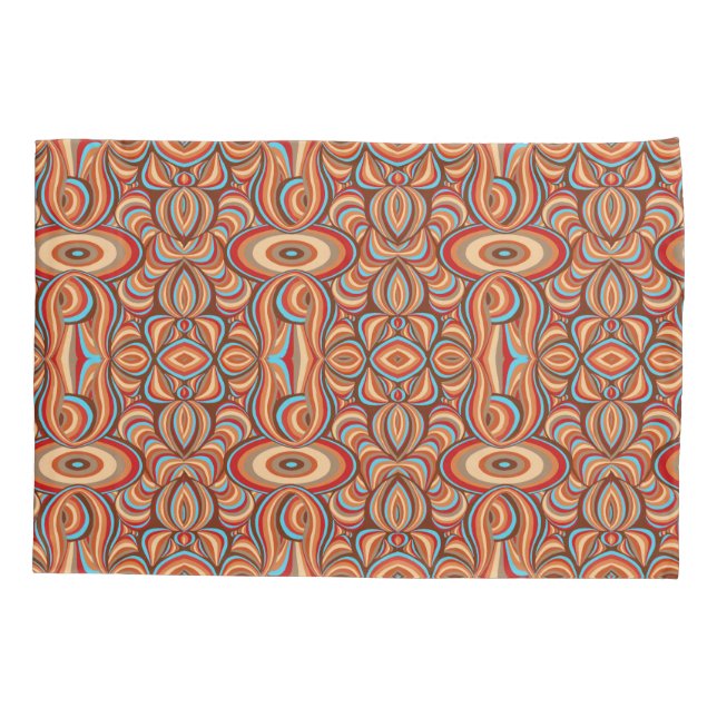 Raw Swirls Reversible Pillowcase (Back)