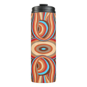 Raw Swirls Thermal Tumbler