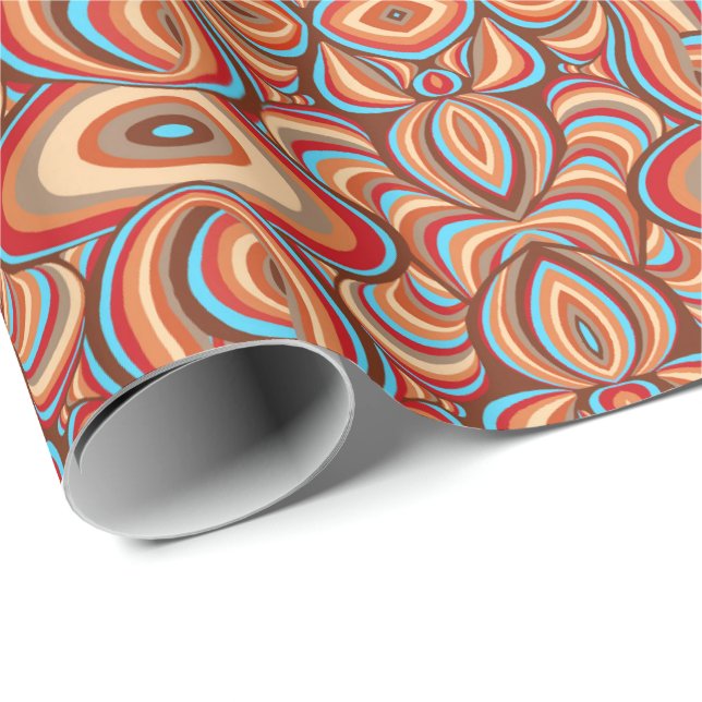 Raw Swirls Wrapping Paper (Roll Corner)