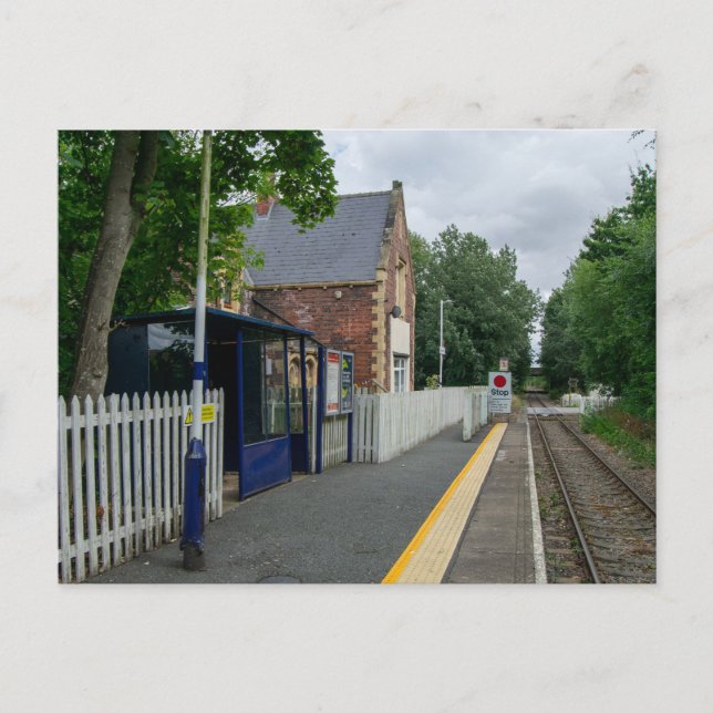 Rawcliffe Railway Station Postcard (Front)