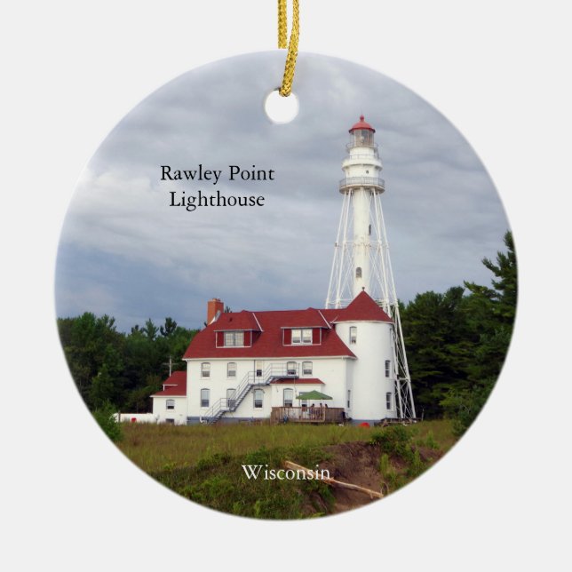 Rawley Point Lighthouse ornament (Front)