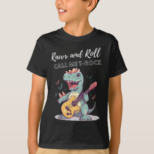 Rawr and Roll with T-Rock Guitarist T-Shirt