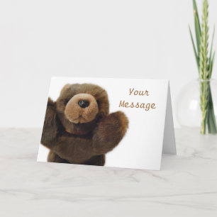 RAWR BEAR Card