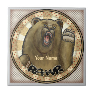 Rawr Bear Tile