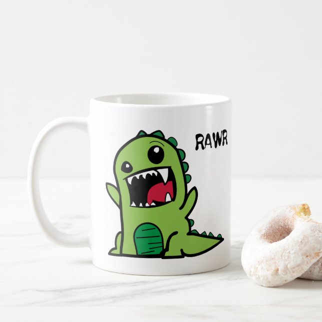 RAWR COFFEE MUG (With Donut)