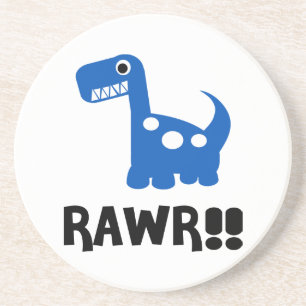 Rawr Dino Blue Coaster