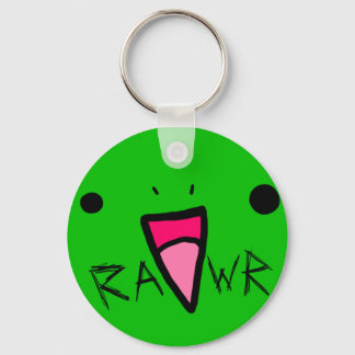 rawr dinosaur keychain