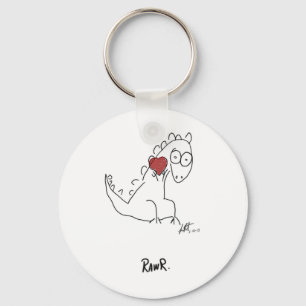 Rawr dinosaur ! keychain