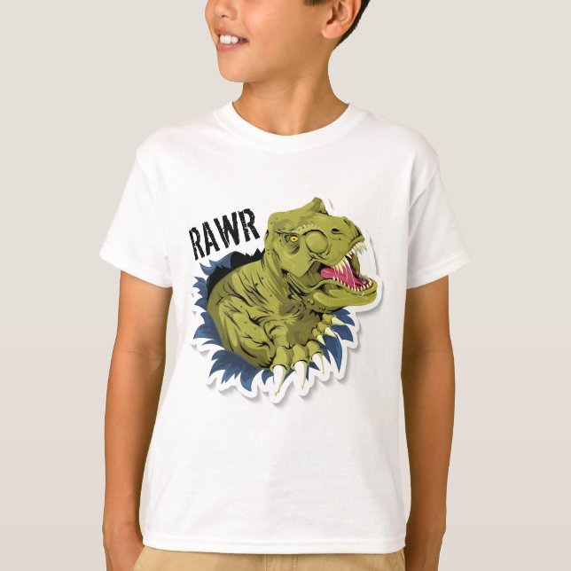 Rawr Dinosaur  T-Shirt (Front)