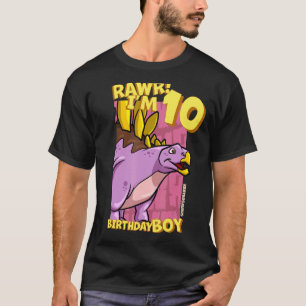Rawr  I'm 10 Birthday Boys 10th Birthday Dino Kent T-Shirt