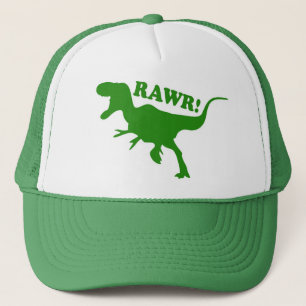 RAWR is how Dinosaurs say I love you Trucker Hat