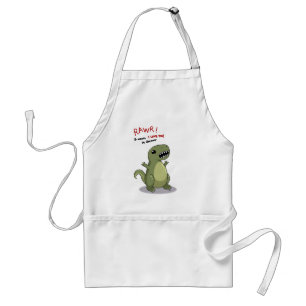 Rawr Means I love you in Dinosaur Standard Apron