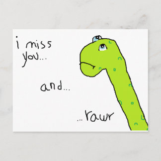 rawr postcard