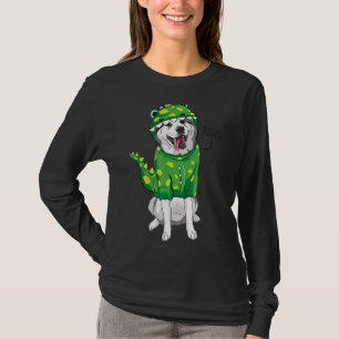 Rawr Siberian Husky Dinosaur Dog T-Shirt