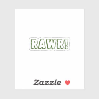 Rawr ! Sticker à bouteille d'eau