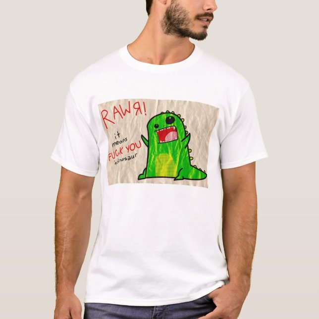 RAWR, the dino language T-Shirt (Front)