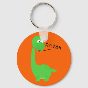 Rawrosaur Dinosaur Keychain
