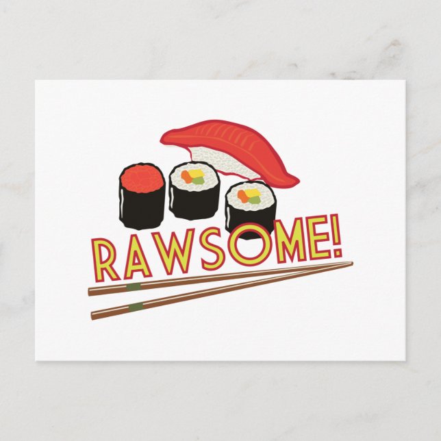 Rawsome! Postcard (Front)