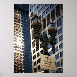 Ray Bradbury Square, Los Angeles Poster
