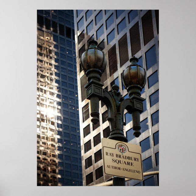 Ray Bradbury Square, Los Angeles Poster (Front)