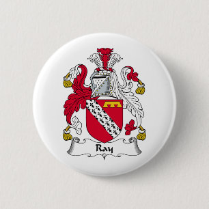 Ray Family Crest 2 Inch Round Button