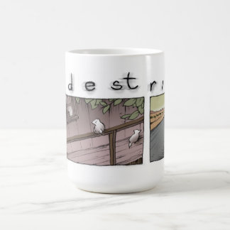 Ray in treehouse window coffee mug