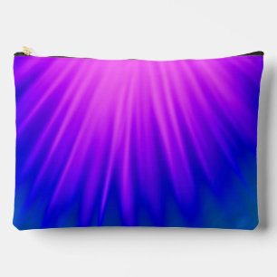 Ray of Light blue and pink Accessory Pouch