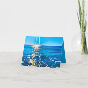 Ray of Light on Sea Card 