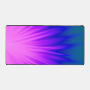 Ray of Light Pink Blue  Desk Mat