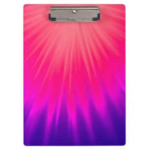 Ray of Light  Pink Purple Clipboard