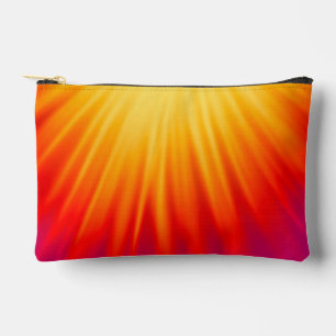 Ray of Light Yellow and Red Accessory Pouch