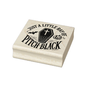 Ray of Pitch Black – Halloween with Bite Rubber Stamp