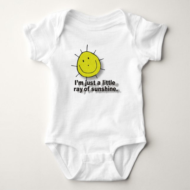 Ray of Sunshine Baby Bodysuit (Front)