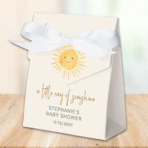 Ray Of Sunshine Baby Shower Favor Box