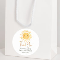 Ray Of Sunshine Baby Shower Thank You