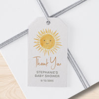 Ray Of Sunshine Baby Shower Thank You