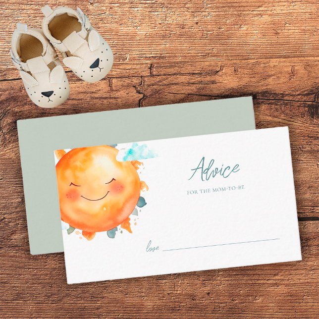 Ray Of Sunshine Boho Advice For The Mom To Be Enclosure Card (Creator Uploaded)